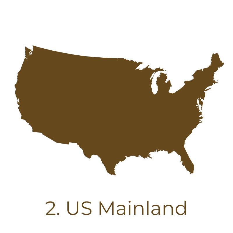 graphic of US Mainland