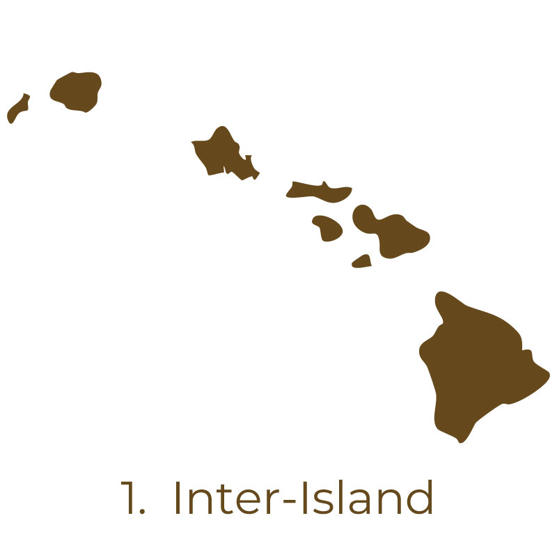 graphic of Hawaiian Island Chain