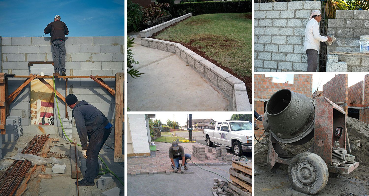 images of masonry work completed by RGL Handyman Service, LLC