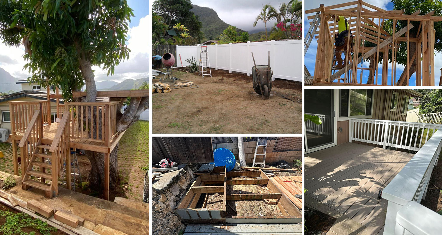 images of carpentry projects completed by RGL Handyman Service, LLC